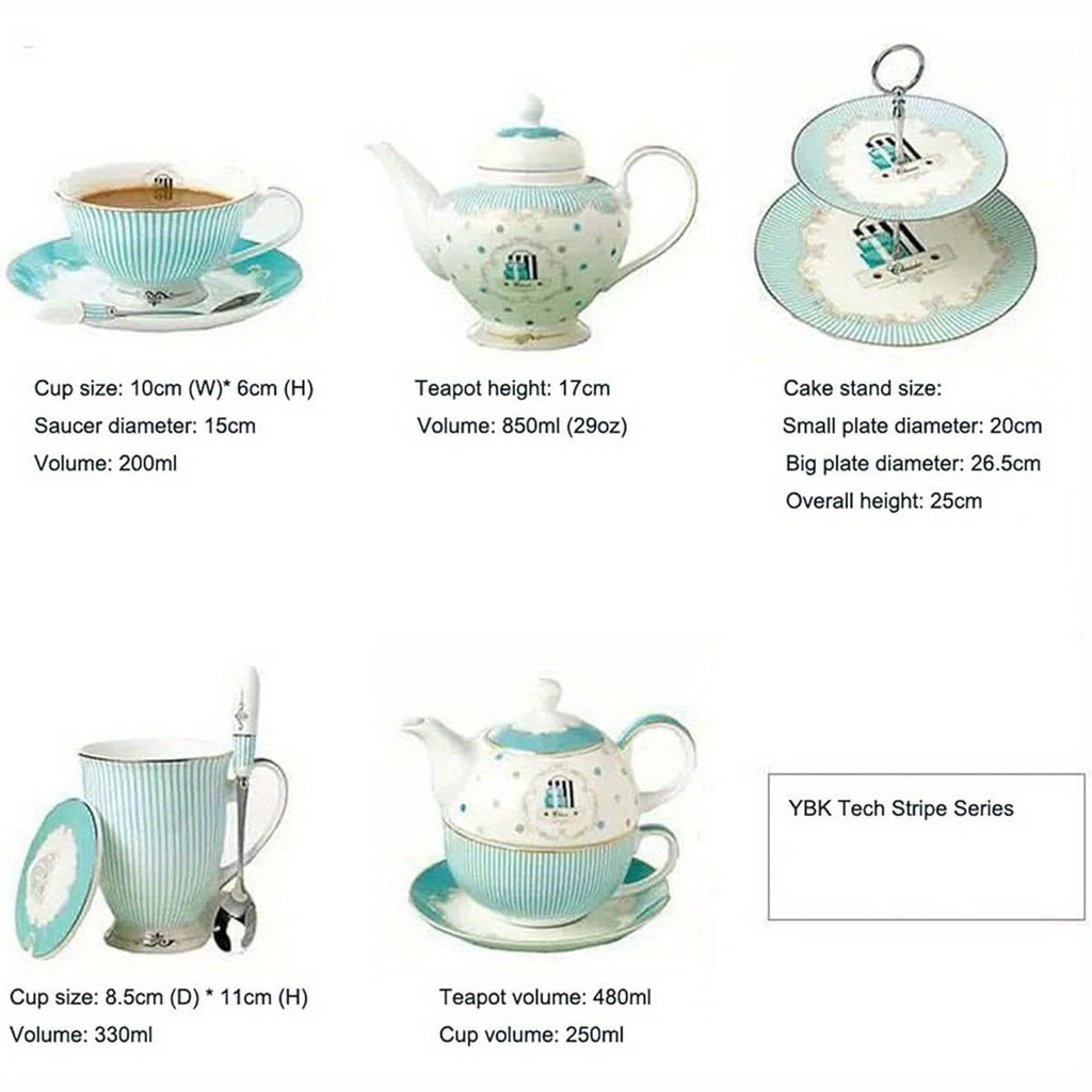 Elegant Blue & White Porcelain Tea Cup and Saucer Set - Bone China, Ideal for Breakfast or Afternoon Tea, with Floral Design, Perfect for Coffee or Tea Lovers, Tea Cup Set|Floral Pattern Cup|Porcelain Materia